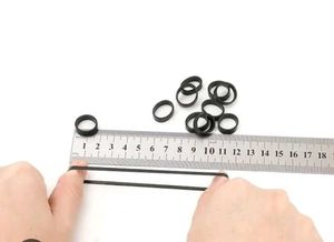 Invisible Elastic Hair Bands (Black)