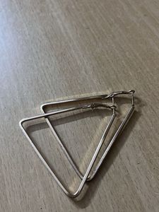 Triangle Hoop Earrings