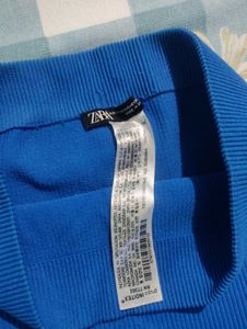 ZARA Blue cycling shorts