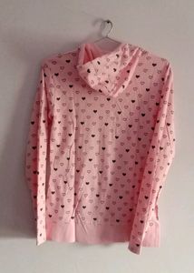 New Cotton Jacket Pink Colour For College Girls