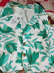 Zara Floral Print Shirt gift 🧧🎁