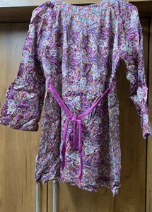 Bohemian Floral Print Kurta