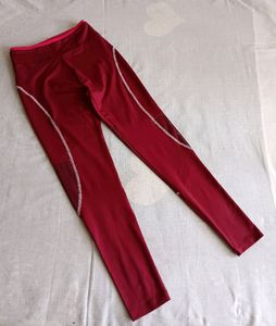Hrx By Hrithik Roshan Womens Plum Rapid Dry Tights