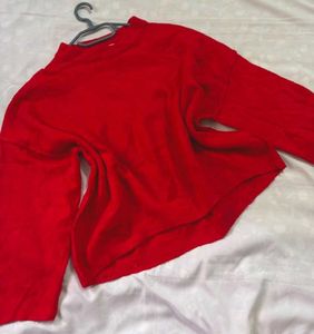 🎁Cozy Red Hot Knitted Sweater N