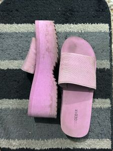 Pink Textured wedges