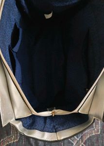 Chic Quilted Silver Handbag