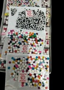Multiple colour Bindi 16 packet