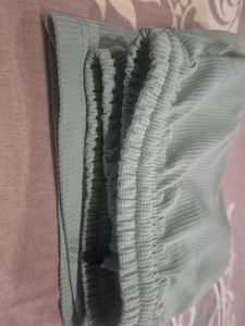 Light Blue Textured Joggers