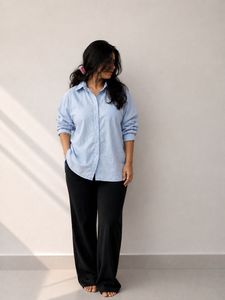 Light Blue Oversized Shirt