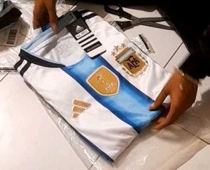 Argentina Football Jersey &amp; Shorts Set
