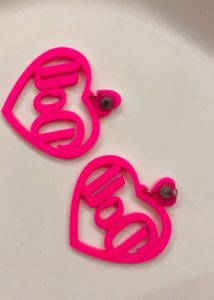 New Heart "Doll" Statement Earrings l Last pair