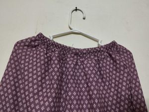 Two Toned Lavender and Blue Kurta Set