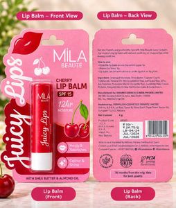 Mila Beaute Cherry Lip Balm, The love co body m