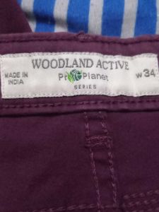 Woodland Burgundy Straight Leg Jeans UNI sex