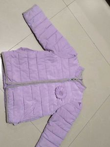 Trendy Cute Lilac Puffer Warm Jacket