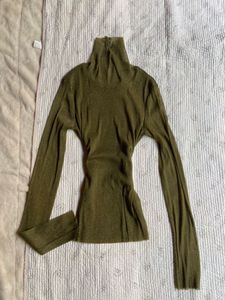 Sparkly Turtleneck Top