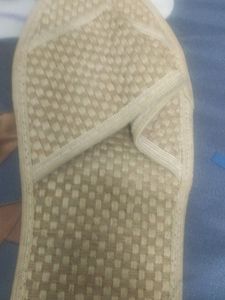 Beige Color Bathroom Slip Ons Non Woven