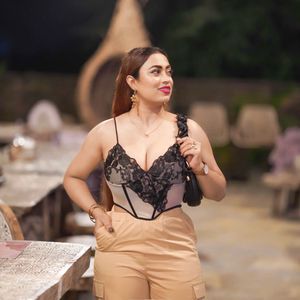 lace net corset