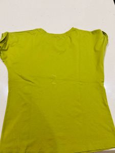 Lime Green Smiley Face T-Shirt