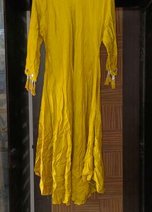 pure modal silk Mirror Work Kurta with pa