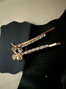 Sparkling Butterfly Hair Clips