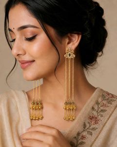 Kashmiri real ghungroo earrings