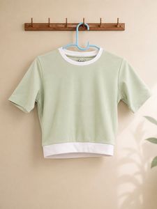 🌿 Sage Serenity Cropped Tee