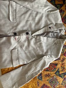 Formal blazer Set Men Grey With Pant
