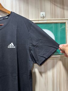 Adidas 3 Strips Black Activewear T-Shirt