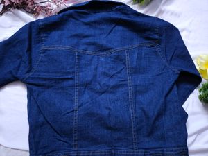 Navy Blue Denim Jacket For Women