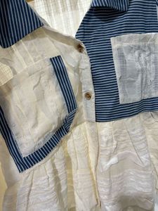 Boho Ruffled Patchwork Top
