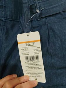 Wide Leg Denim Culottes