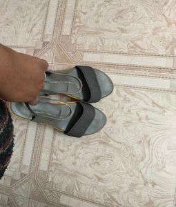 Elegant Gray Women's Sandals_rs.250