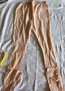 Pure Stretch Crepe Peach Leggings