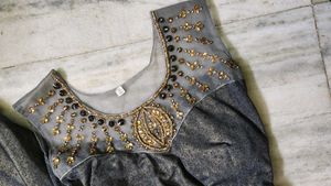 Grey Ithnic Gown