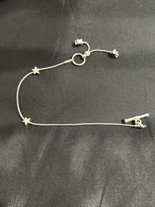 Silver Star &amp; Cannon Charm Bracelet