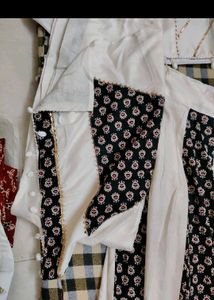 Designer Black &amp; White Lehenga Set