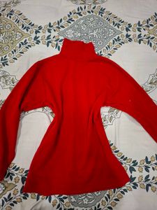 Red Turtleneck Sweater