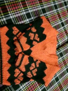 Unique Patterned Knit Sweater