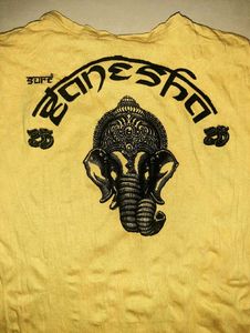 🟡 GANESHA GRAPHIC TEE – Bold. Spiritual.