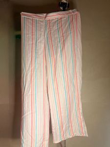Striped Floral Kimono Top with pants