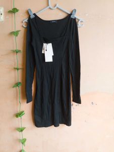 ❤️Size XS to S Chic Black Mini Dress
