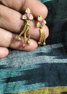 Gold Dangle Earrings