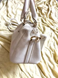 Lino Perros White Hand bag