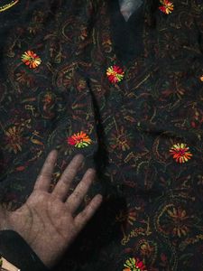 Embroidered Short Chikankari Kurta