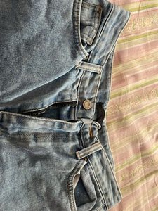 Distressed Denim Shorts