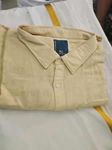 Men's Beige Casual Shirt