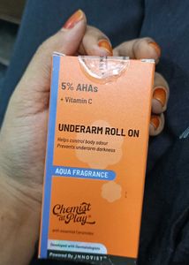 Chemist at play underarm roll on