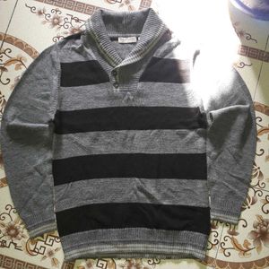 John Player Striped Pullover Sweater – Winter Wear
