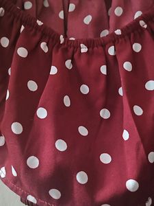 This Blouse Length, Off Shoulder Crop Top.